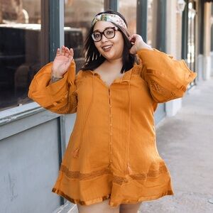 Spell Serenade Tunic Dress Marigold